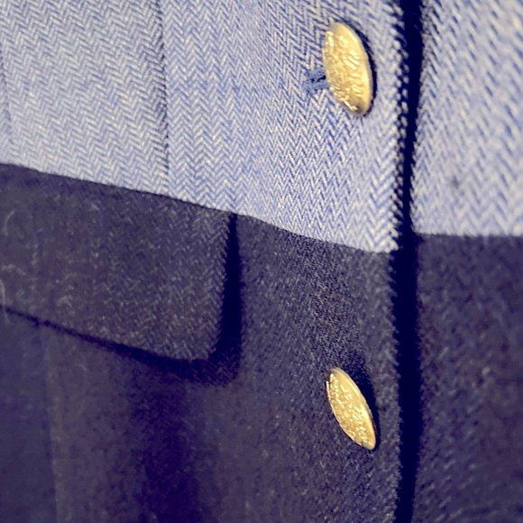 New Banana Republic Jacket Blazer Two-Tone Blue NWOT - Picture 11 of 12